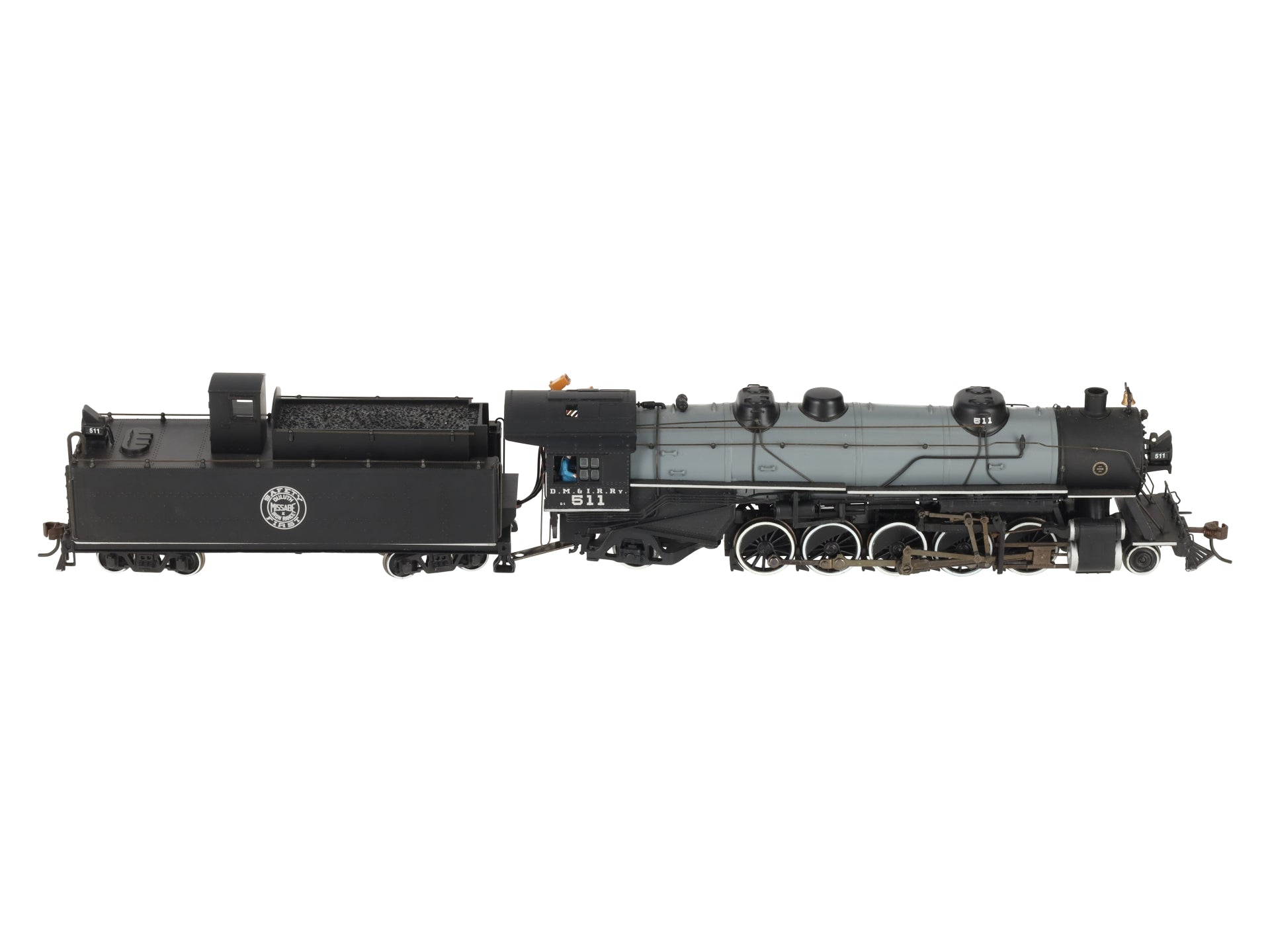 Bachmann 83307 HO DM&IR USRA Light 2-10-2 Steam Engine w/DCC #511 EX/Box