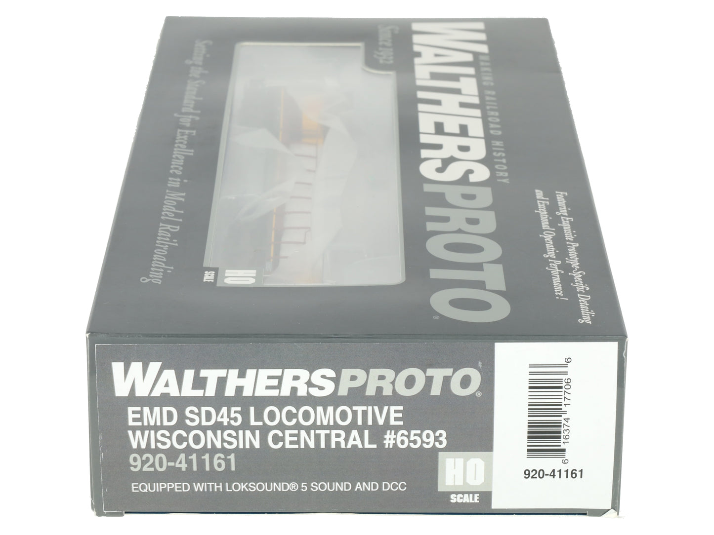 Walthers 920-41161 HO WC SD45 Diesel Locomotive with LokSound 5 & DCC #6593 EX/Box