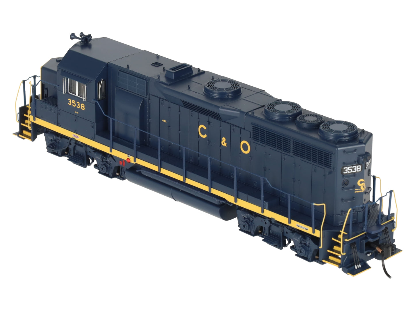 Broadway Limited 7537 HO C&O EMD GP35 Diesel Locomotive w/Sound/ DC/DCC #3538 EX/Box