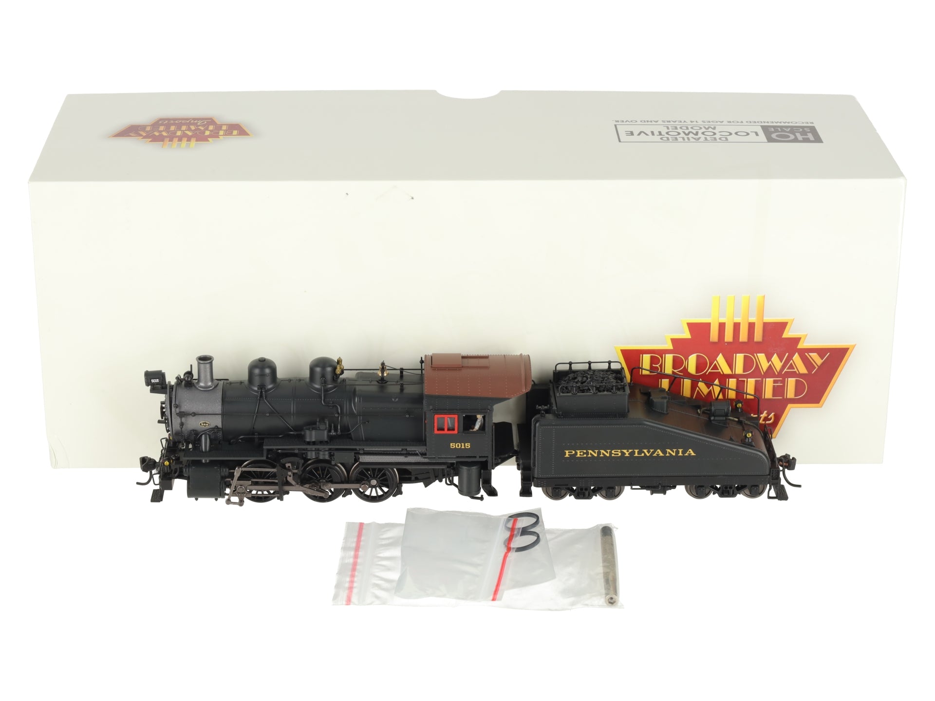 Broadway Limited 9182 HO PRR B6sb 0-6-0 Steam Loco w/ Tender DCC-Ready #5015