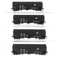 Athearn 70272 HO Penn Central 40' 3-Bay Ribbed Hopper with Load #2 (Pack of 4)