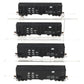 Athearn 70272 HO Penn Central 40' 3-Bay Ribbed Hopper with Load #2 (Pack of 4)