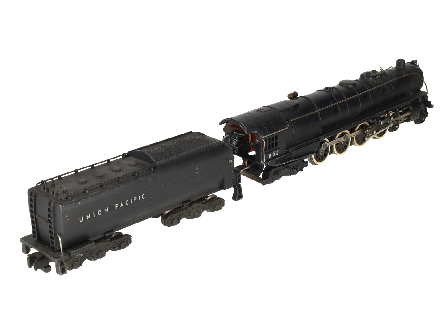 American Flyer 806 Vintage O Prewar 4-8-4 Steam Locomotive w/ Tender VG
