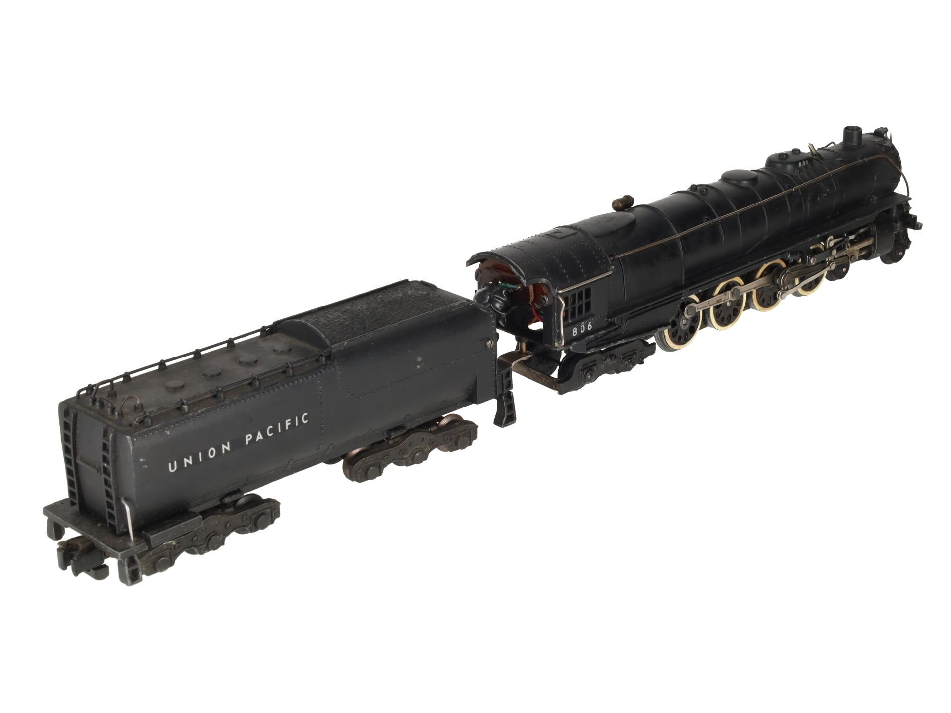 American Flyer 806 Vintage O Prewar 4-8-4 Steam Locomotive w/ Tender VG
