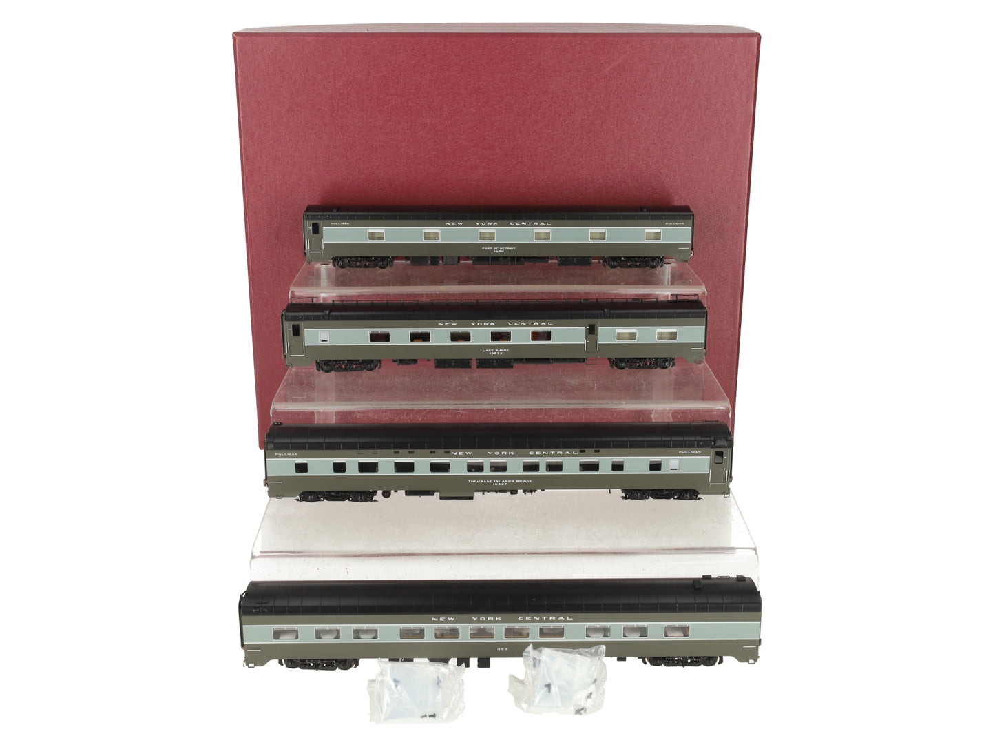 Railway Classics HO Brass NYC 20th Century Limited Passenger 4 Car Set LN/Box