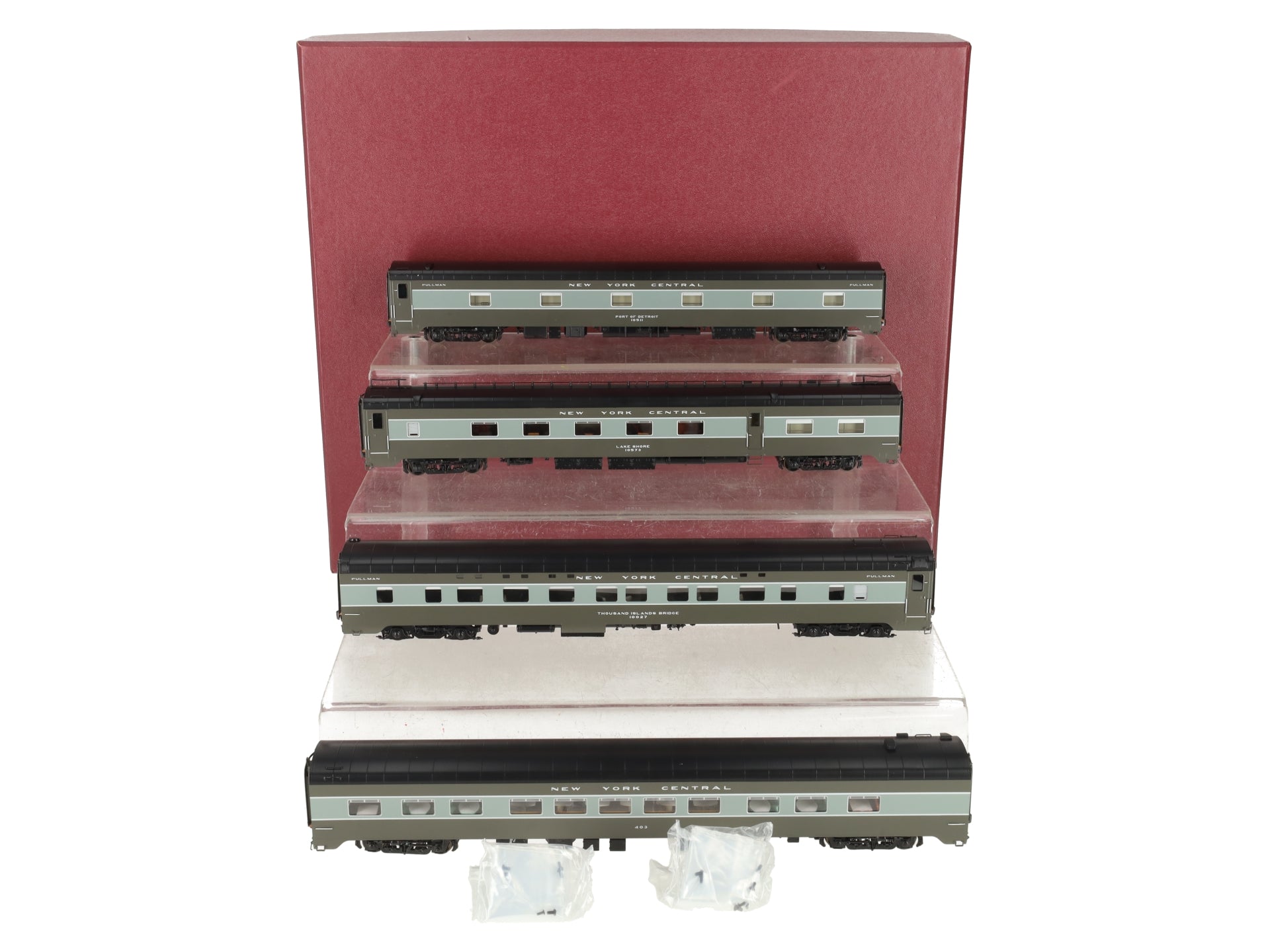 Railway Classics HO Brass NYC 20th Century Limited Passenger 4 Car Set LN/Box