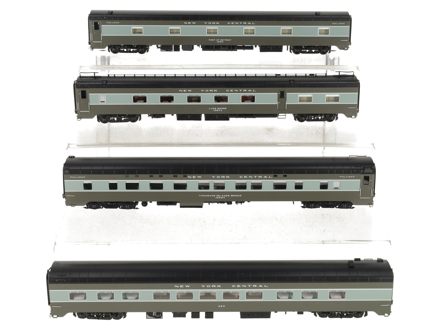 Railway Classics HO Brass NYC 20th Century Limited Passenger 4 Car Set LN/Box