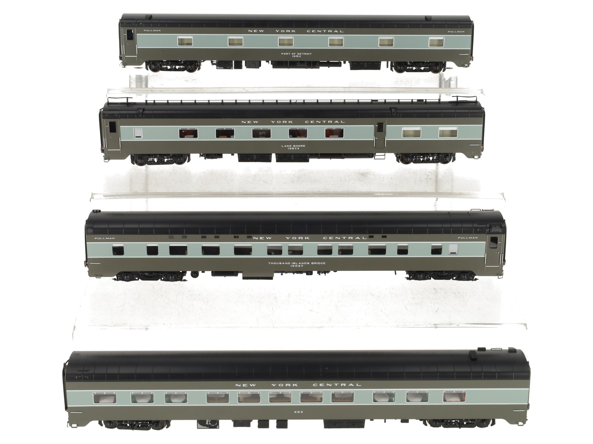 Railway Classics HO Brass NYC 20th Century Limited Passenger 4 Car Set LN/Box