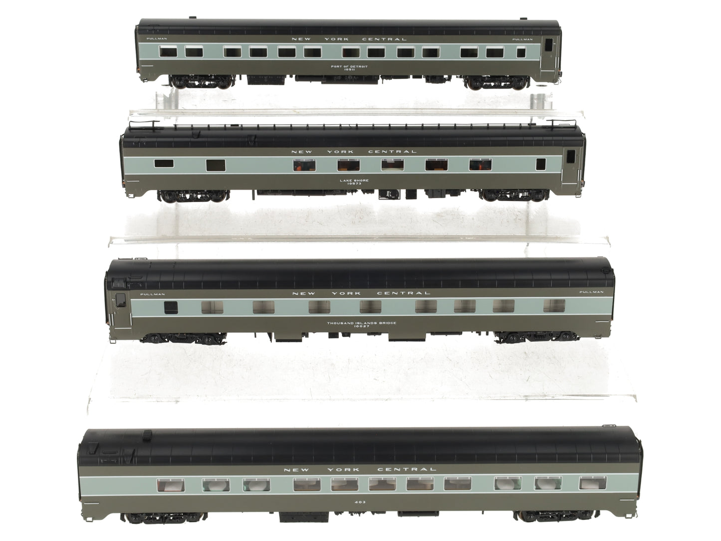 Railway Classics HO Brass NYC 20th Century Limited Passenger 4 Car Set LN/Box