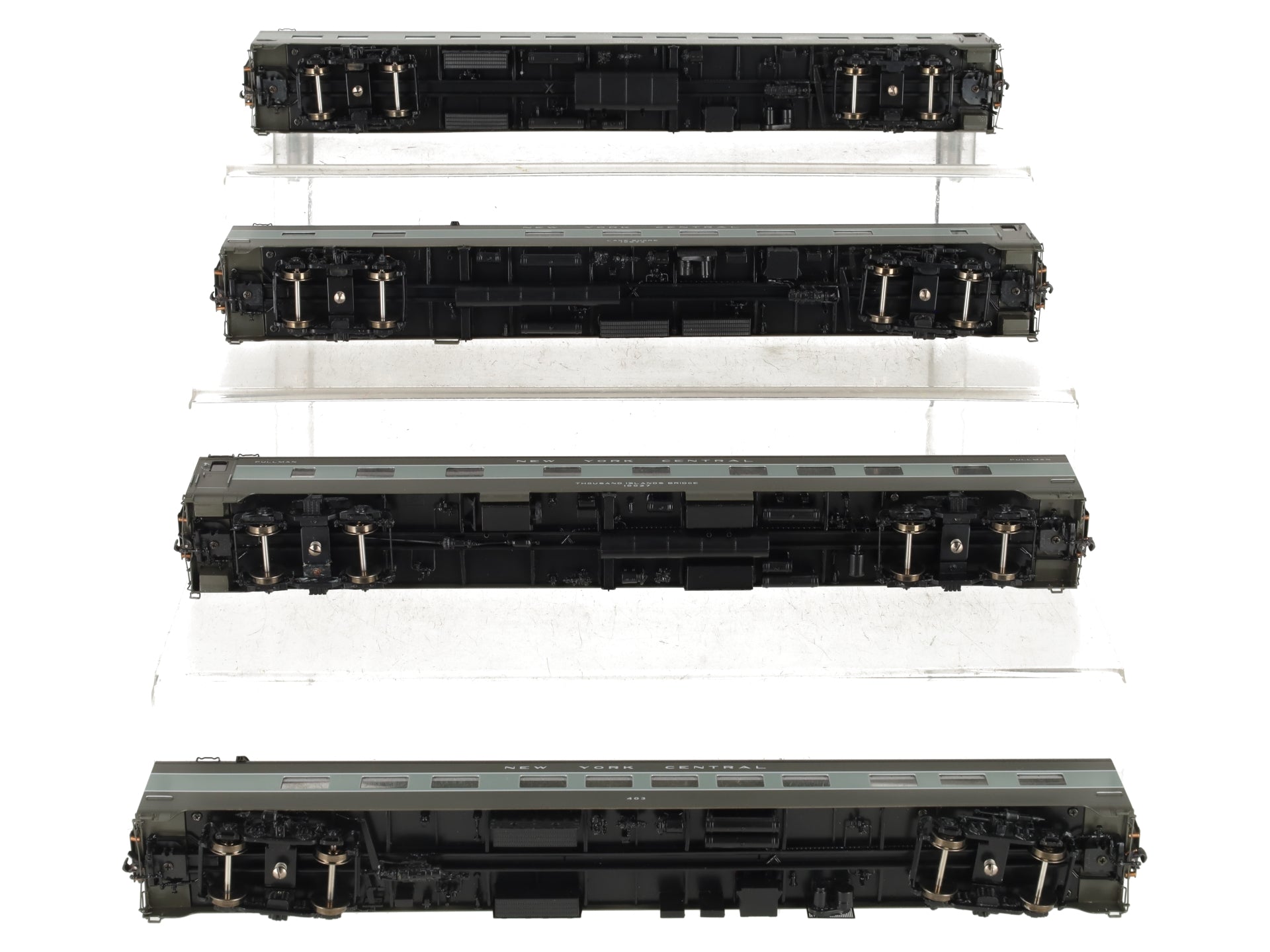 Railway Classics HO Brass NYC 20th Century Limited Passenger 4 Car Set LN/Box