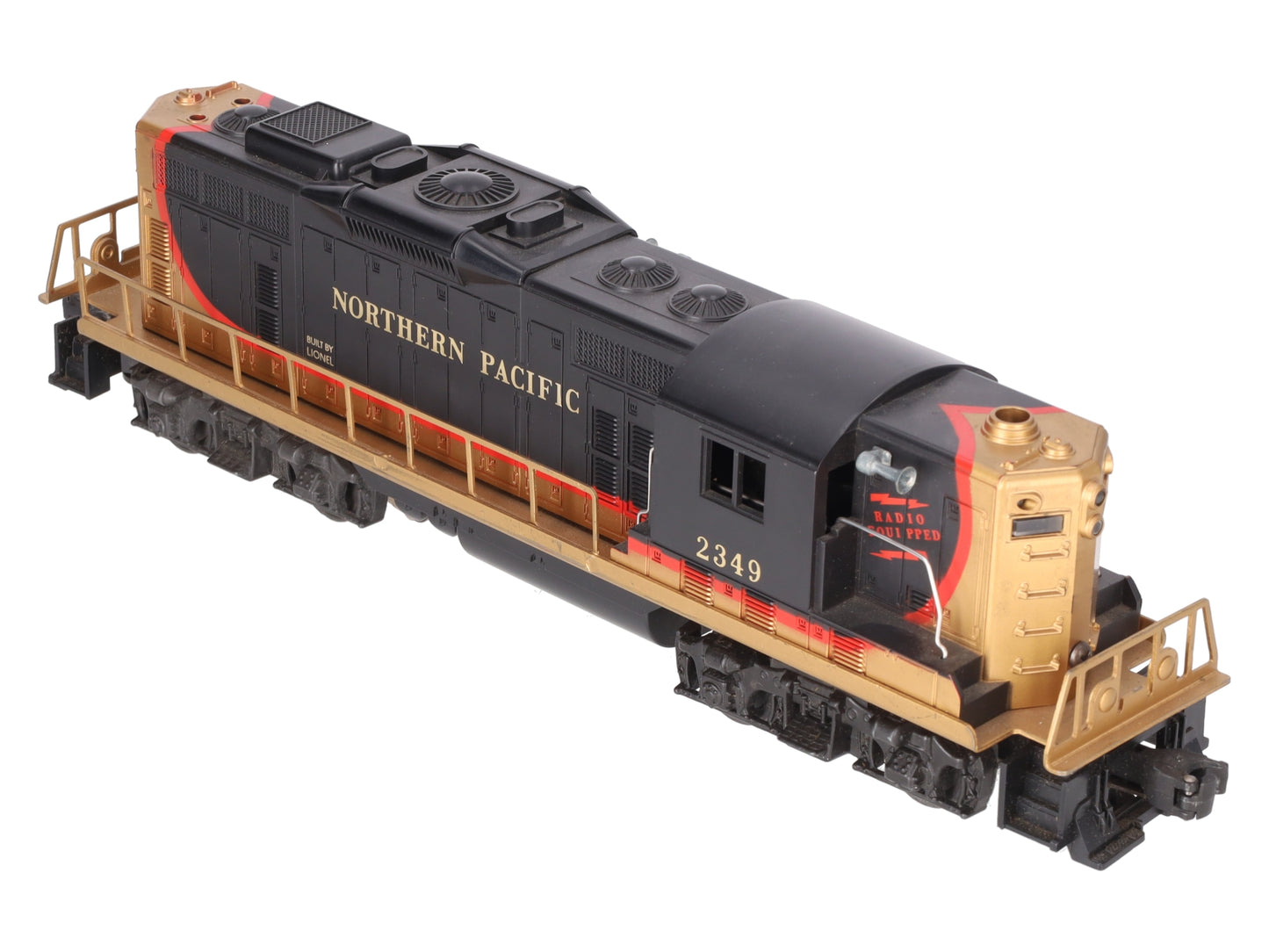 Lionel 2349 Vintage O Northern Pacific GP-9 Diesel Locomotive VG