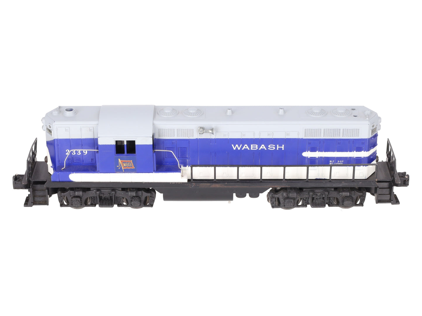 Lionel 2339 Vintage O Wabash GP-7 Powered Diesel Locomotive #2339 VG