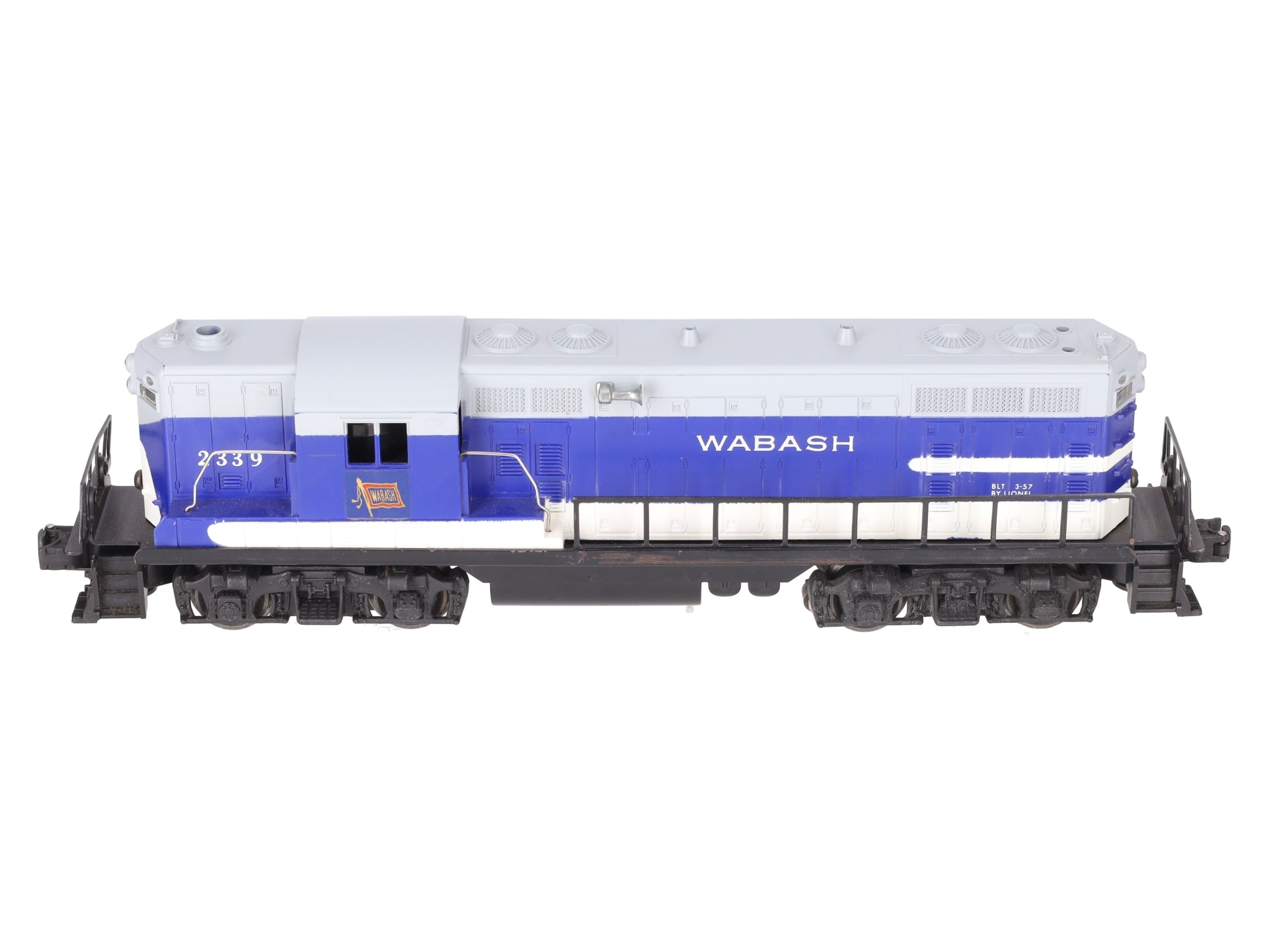 Lionel 2339 Vintage O Wabash GP-7 Powered Diesel Locomotive #2339 VG