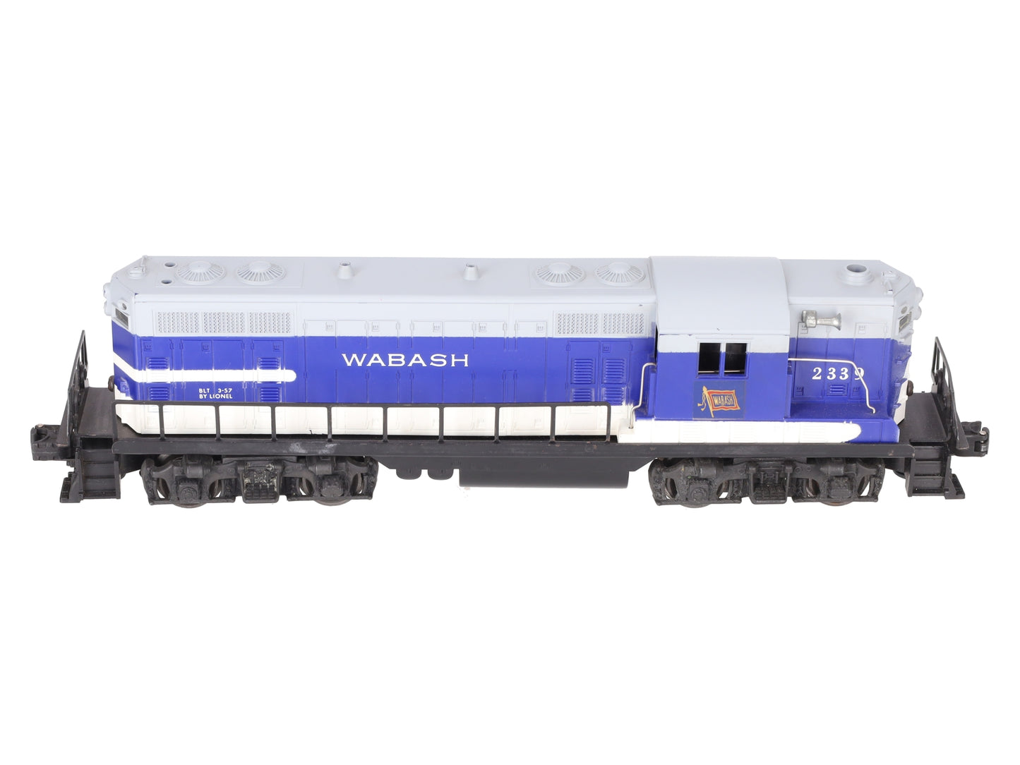 Lionel 2339 Vintage O Wabash GP-7 Powered Diesel Locomotive #2339 VG