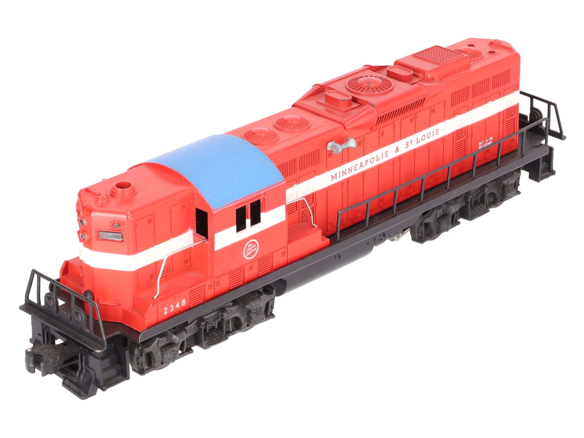 Lionel 2348 Vintage O Minneapolis & St. Louis GP-9 Diesel Locomotive VG