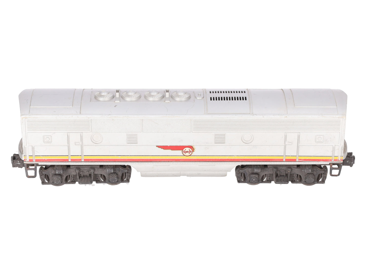 Lionel 2343C Vintage O Santa Fe F-3 Louvered Top Non-Powered B Diesel Locomotive VG