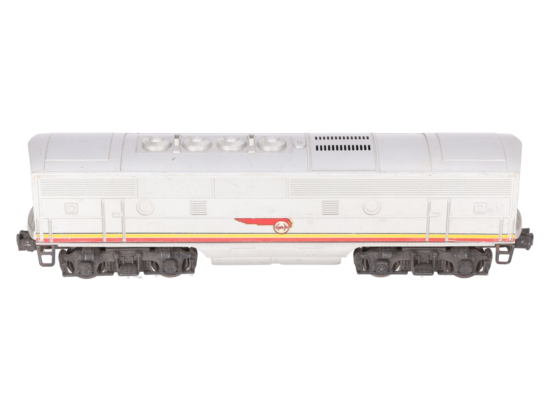 Lionel 2343C Vintage O Santa Fe F-3 Louvered Top Non-Powered B Diesel Locomotive VG