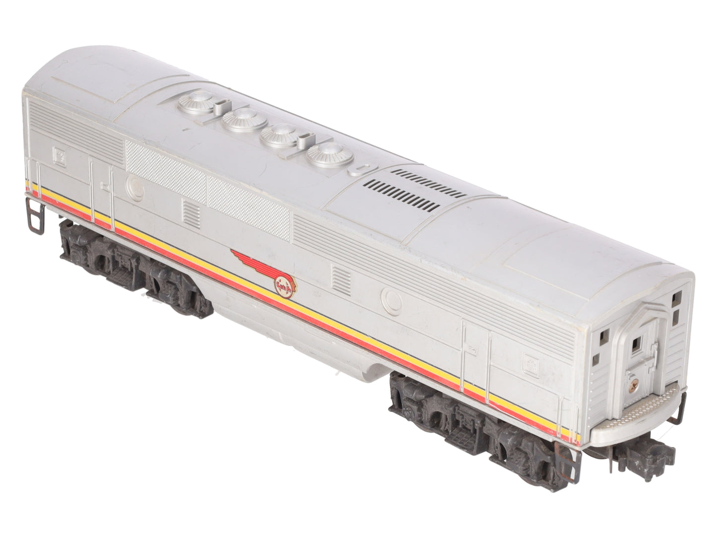Lionel 2343C Vintage O Santa Fe F-3 Louvered Top Non-Powered B Diesel Locomotive VG