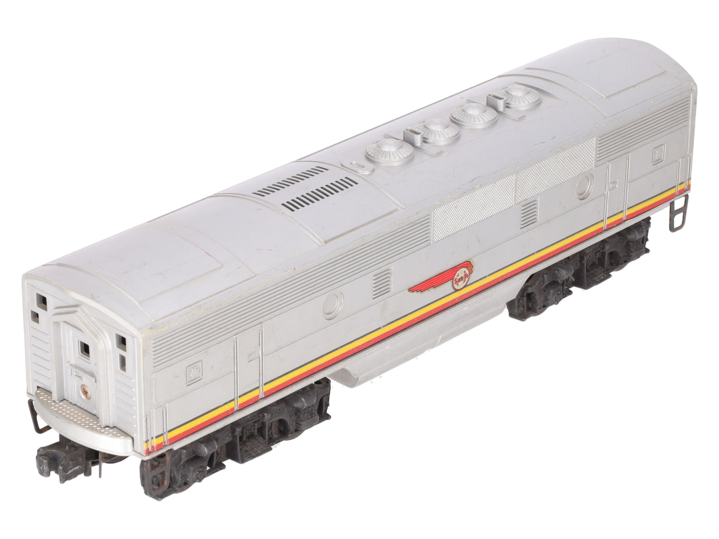 Lionel 2343C Vintage O Santa Fe F-3 Louvered Top Non-Powered B Diesel Locomotive VG