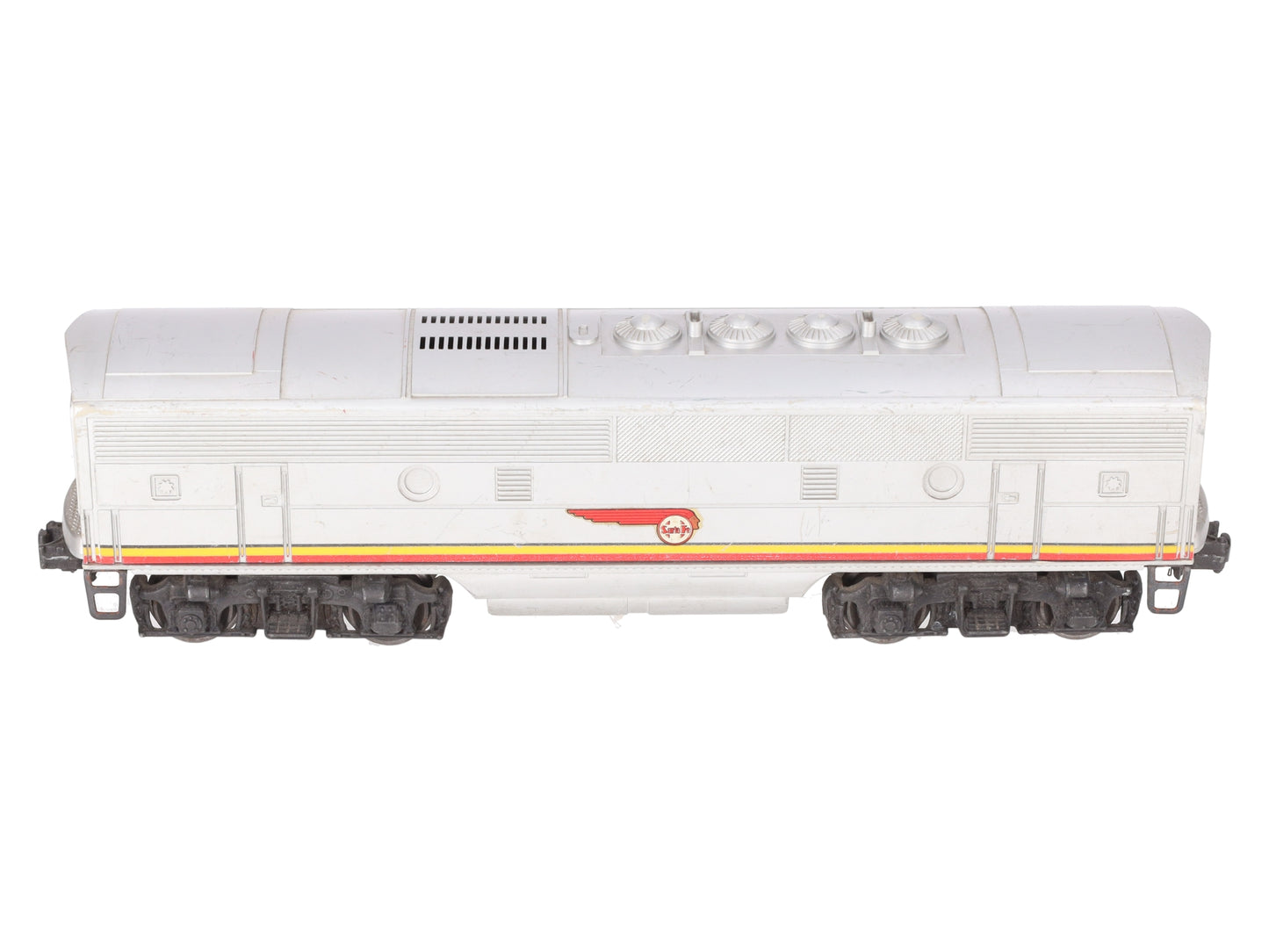 Lionel 2343C Vintage O Santa Fe F-3 Louvered Top Non-Powered B Diesel Locomotive VG