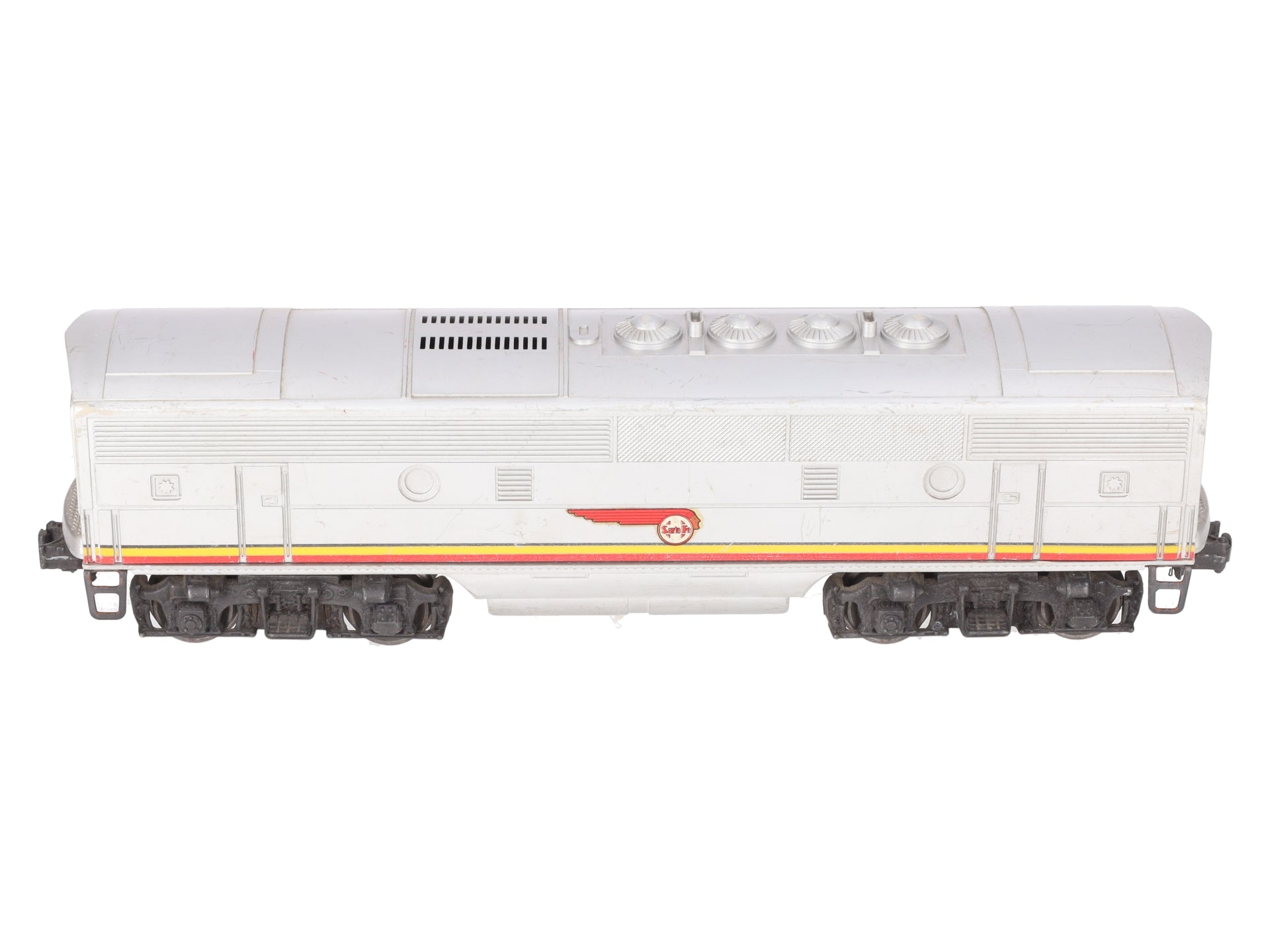 Lionel 2343C Vintage O Santa Fe F-3 Louvered Top Non-Powered B Diesel Locomotive VG