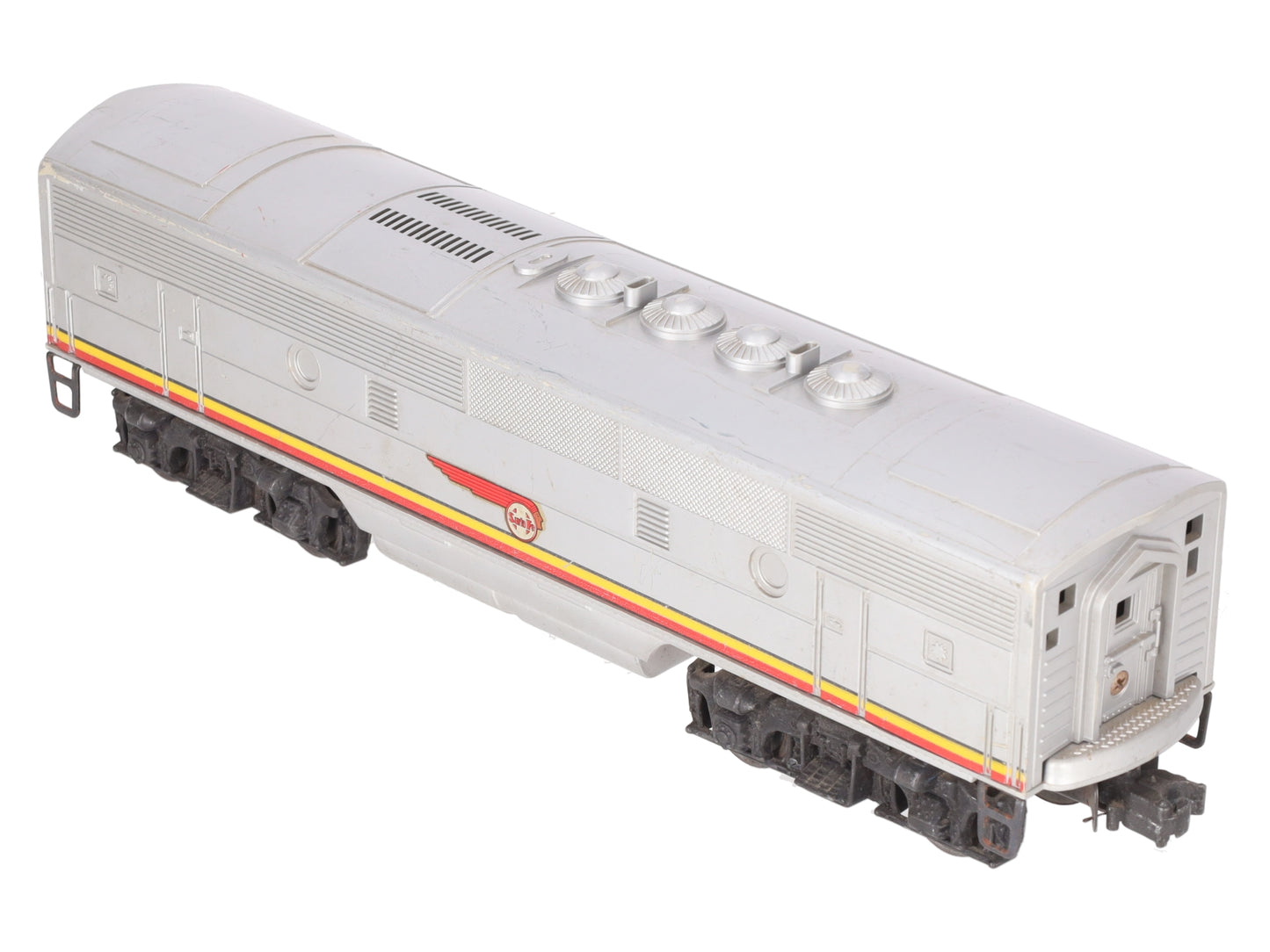 Lionel 2343C Vintage O Santa Fe F-3 Louvered Top Non-Powered B Diesel Locomotive VG