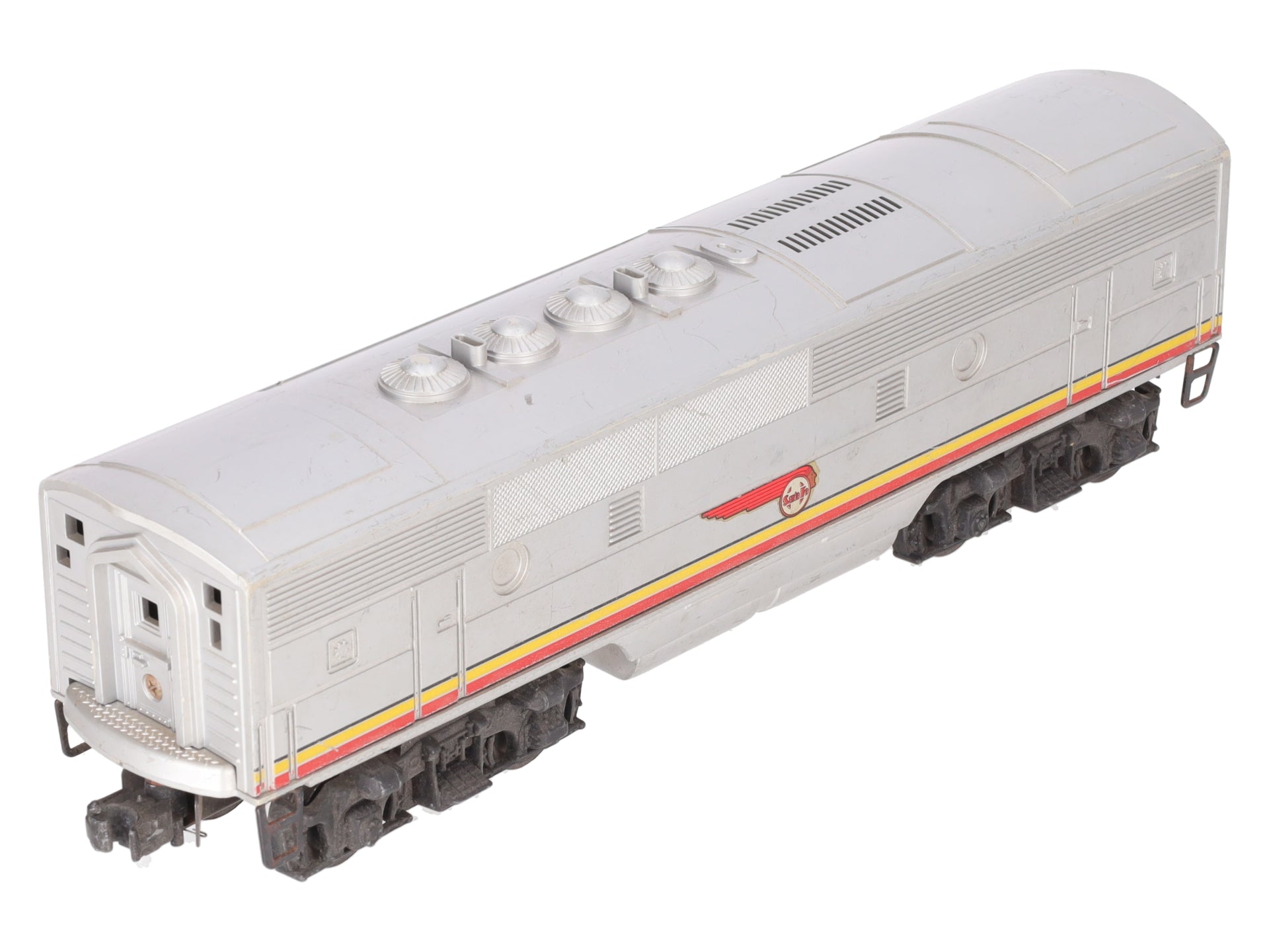 Lionel 2343C Vintage O Santa Fe F-3 Louvered Top Non-Powered B Diesel Locomotive VG