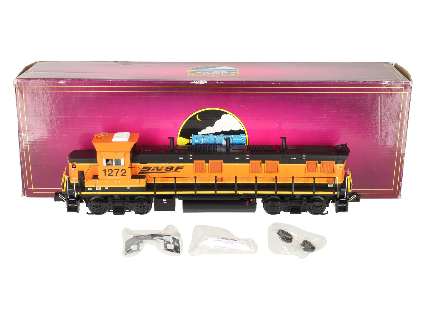 MTH 20-20708-1 BNSF 3GS21B Genset Diesel Engine w/Proto-Sound 3.0 #1272 EX/Box
