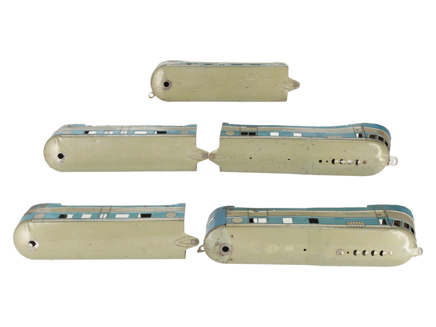 American Flyer 992 Vintage O The Comet 5-Car Streamline Passenger Set