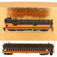 Oriental Limited HO BRASS Gas Electric #2302 & Coach Trailer #600 - Painted EX/Box
