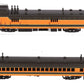 Oriental Limited HO BRASS Gas Electric #2302 & Coach Trailer #600 - Painted EX/Box