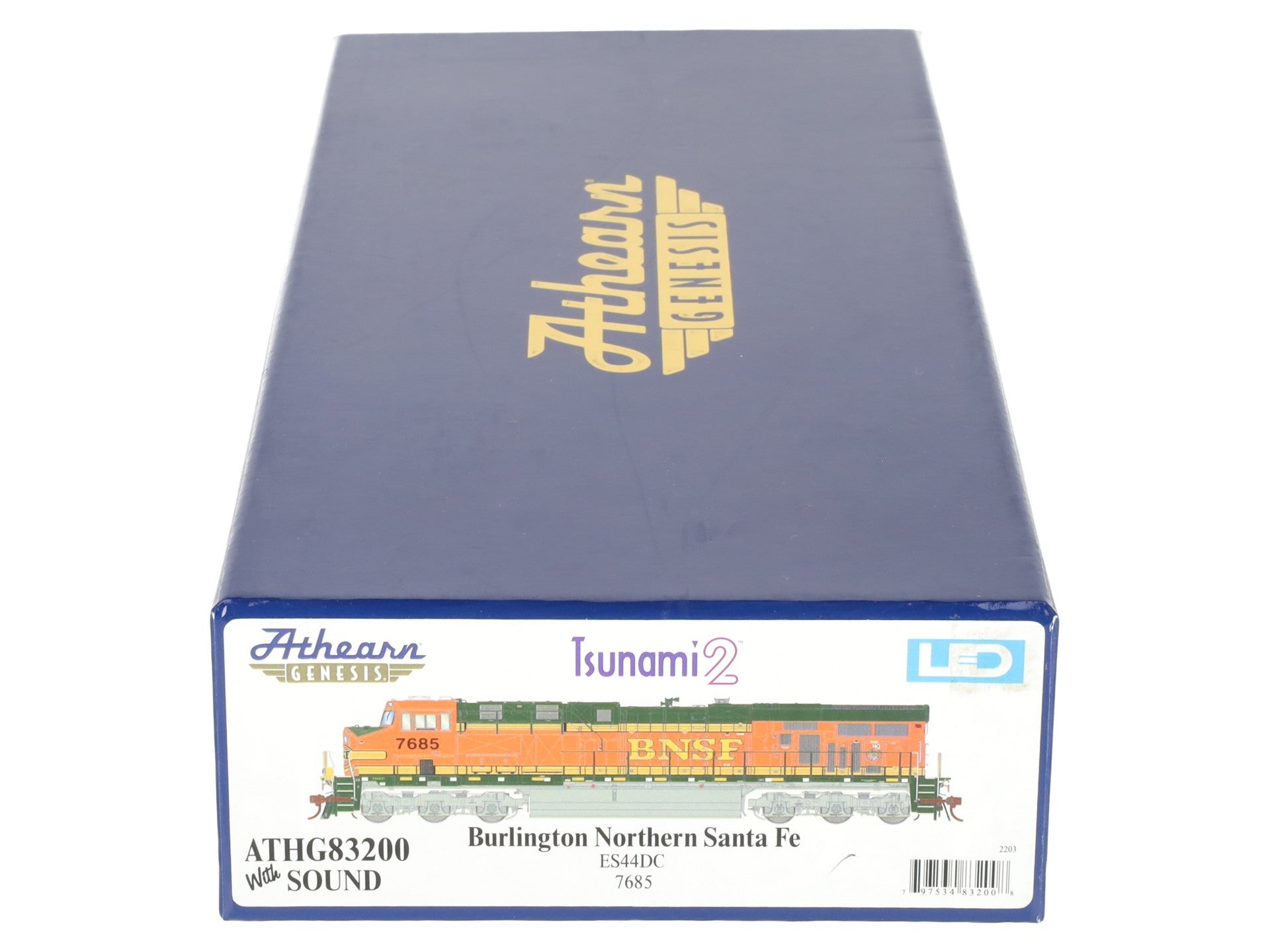 Athearn G83200 HO Scale BNSF ES44DC Diesel Locomotive w/DCC & /Sound #768 NIB