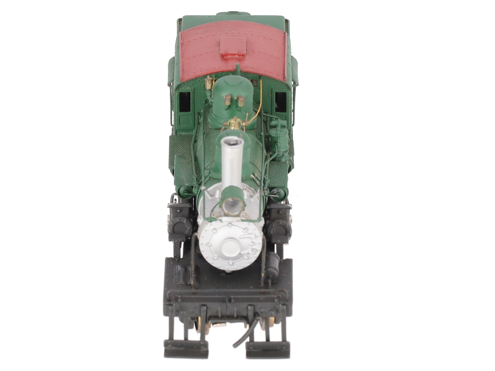 United Models PFM BRASS HO PET Green Climax Class C Logging Steam Locomotive #7 EX/Box