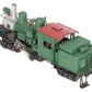United Models PFM BRASS HO PET Green Climax Class C Logging Steam Locomotive #7 EX/Box