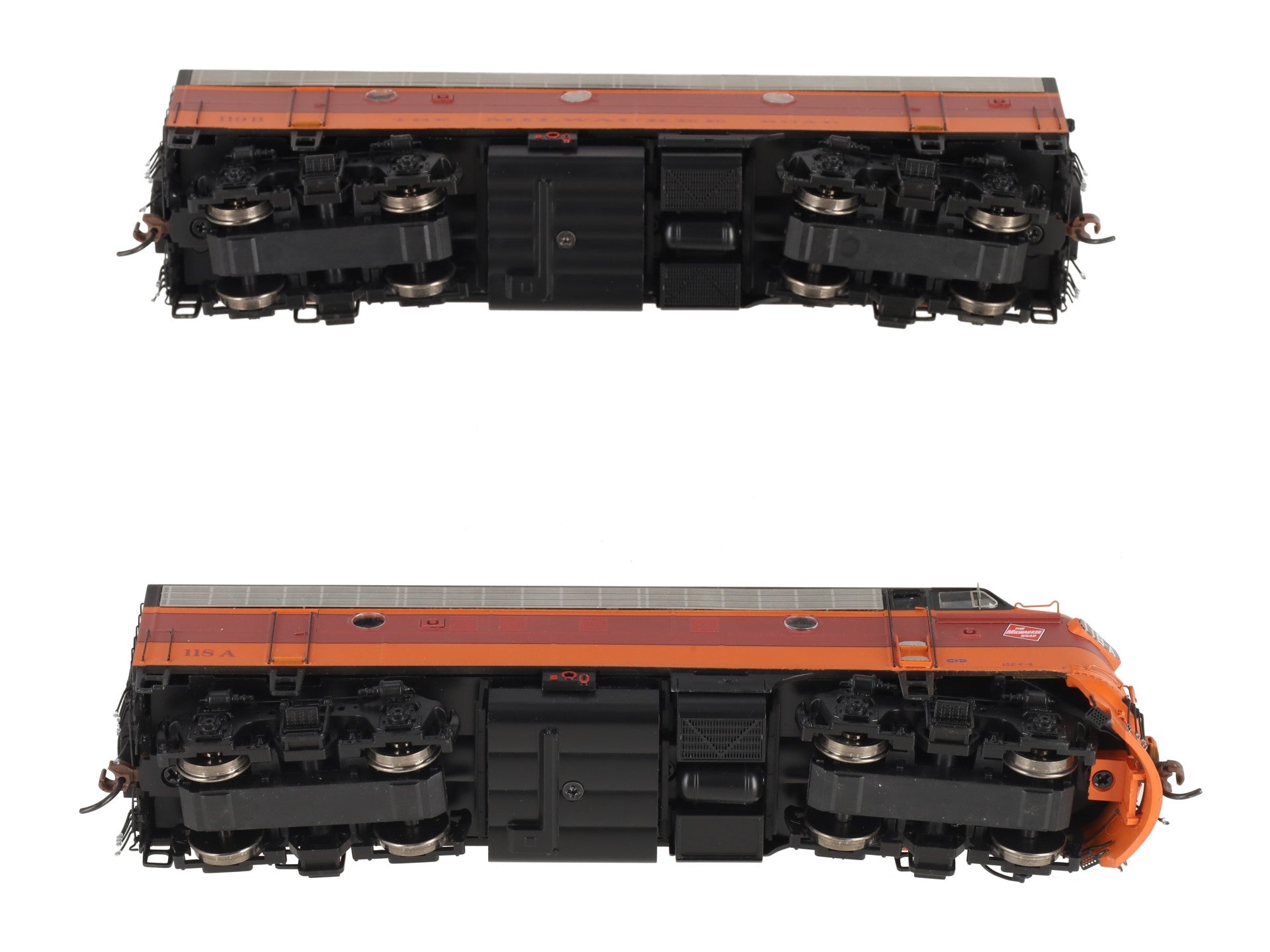 Athearn G12435 HO Milwaukee Road F7 A/B w/DCC & Sound #118A/119B LN/Box