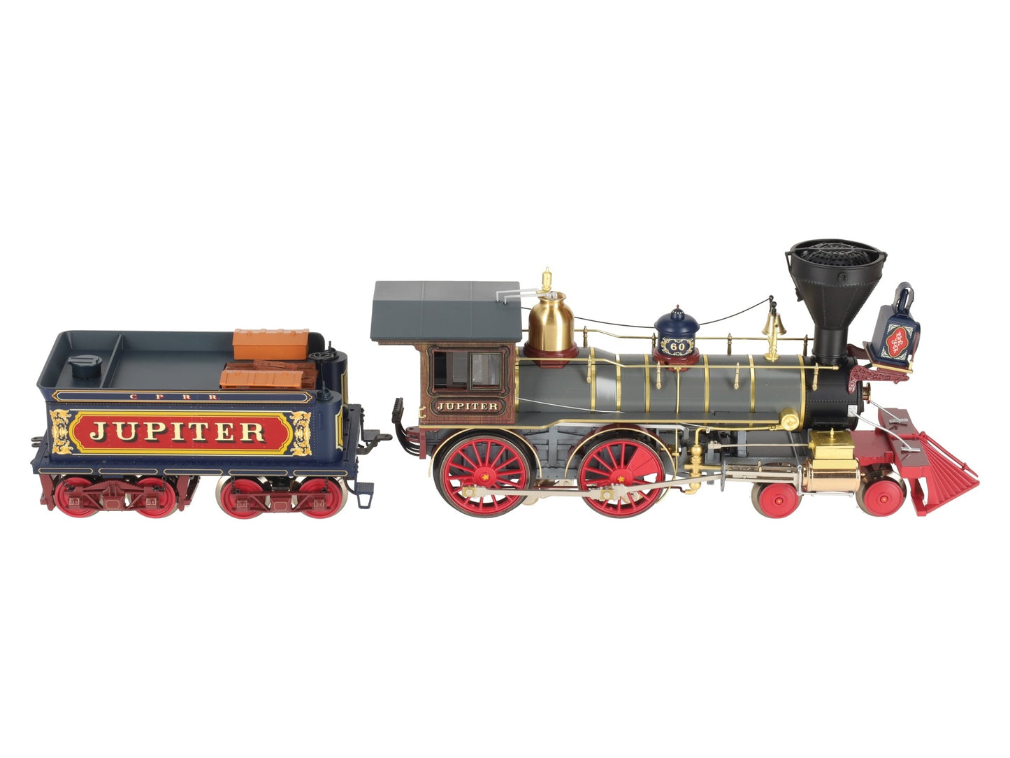 Lionel 1931650 O BRASS Hybrid Centrail Pacific Jupiter 4-4-0 Steam Engine #60 EX/Box