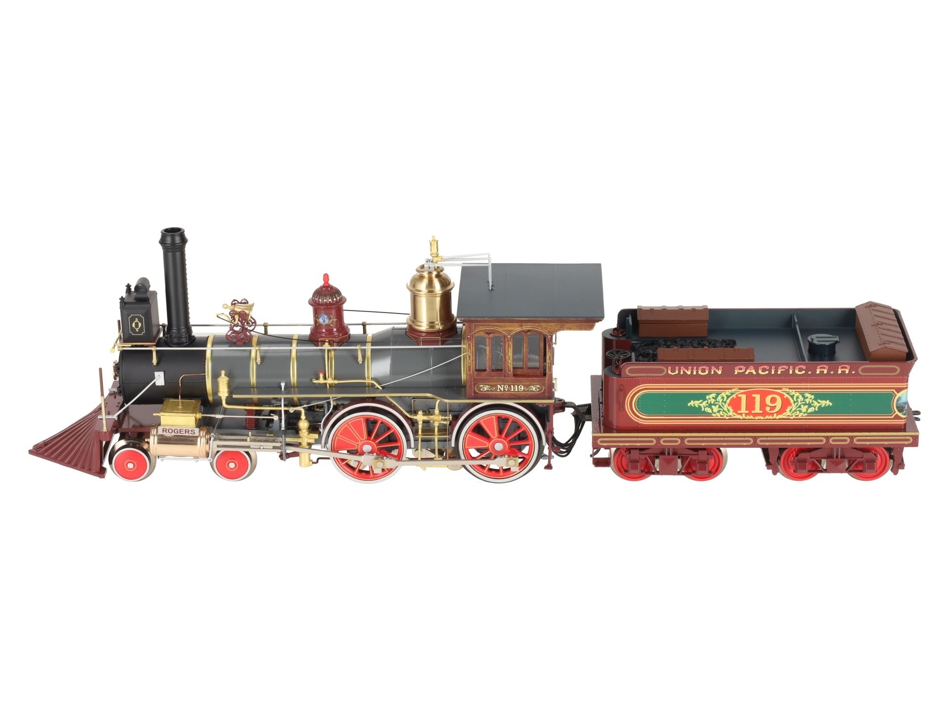 Lionel 1931660 O Brass Hybrid Union Pacific 4-4-0 Steam Engine #119 w/BTO LN/Box
