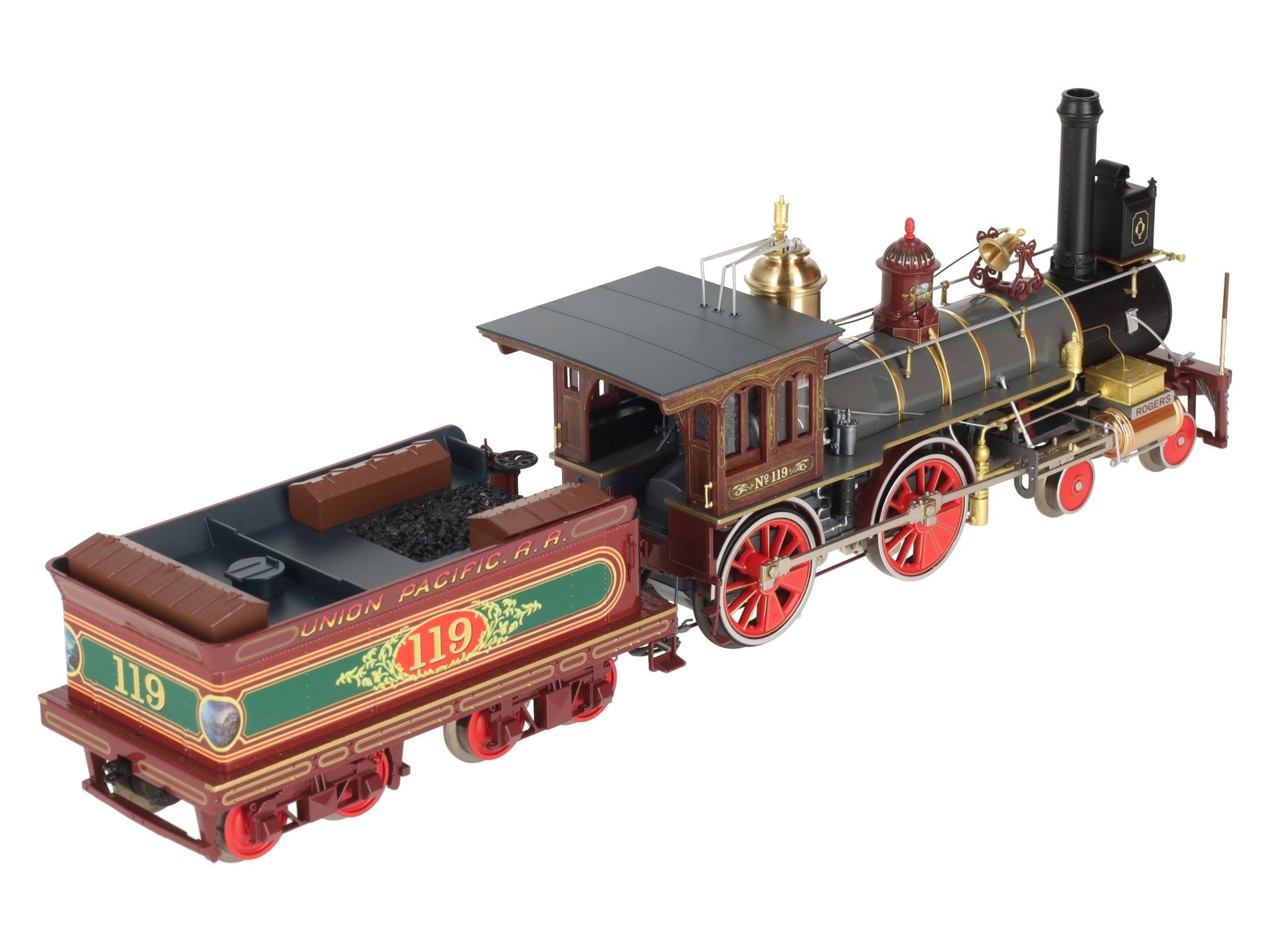 Lionel 1931660 O Brass Hybrid Union Pacific 4-4-0 Steam Engine #119 w/BTO LN/Box