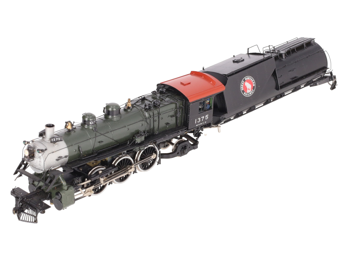 Westside Model Co. HO BRASS Great Northern H-7 4-6-2 Pacific Steam Loco & Tender/Box