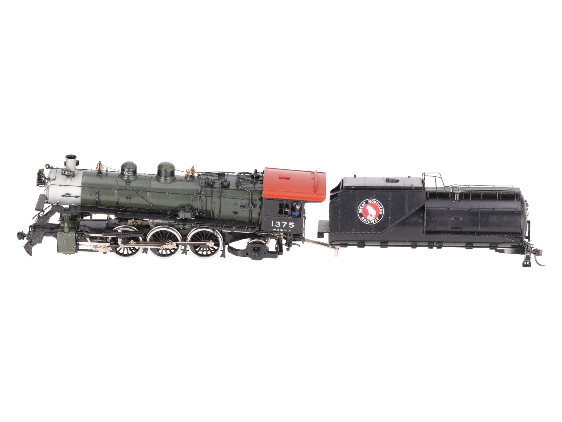 Westside Model Co. HO BRASS Great Northern H-7 4-6-2 Pacific Steam Loco & Tender/Box