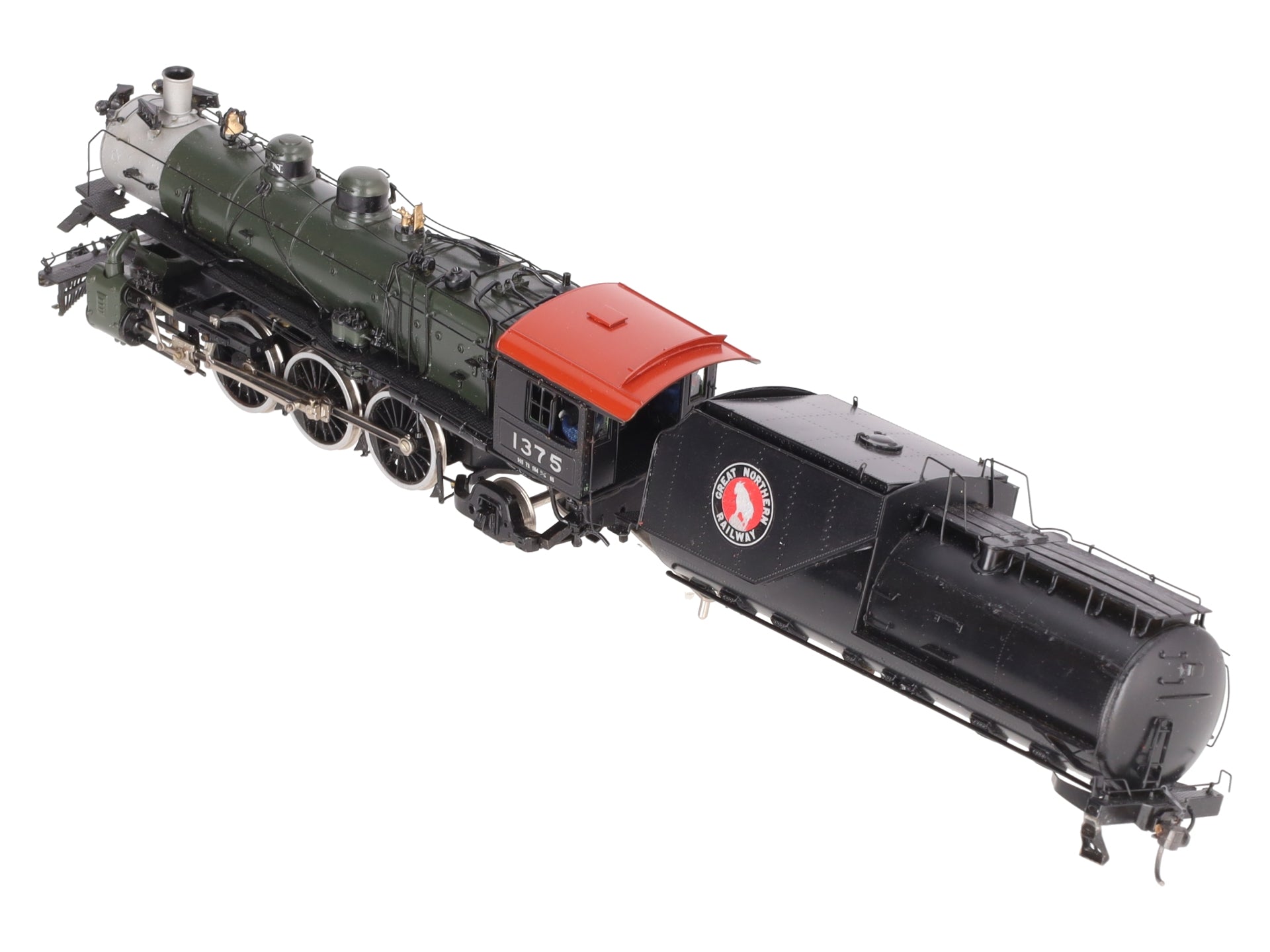 Westside Model Co. HO BRASS Great Northern H-7 4-6-2 Pacific Steam Loco & Tender/Box