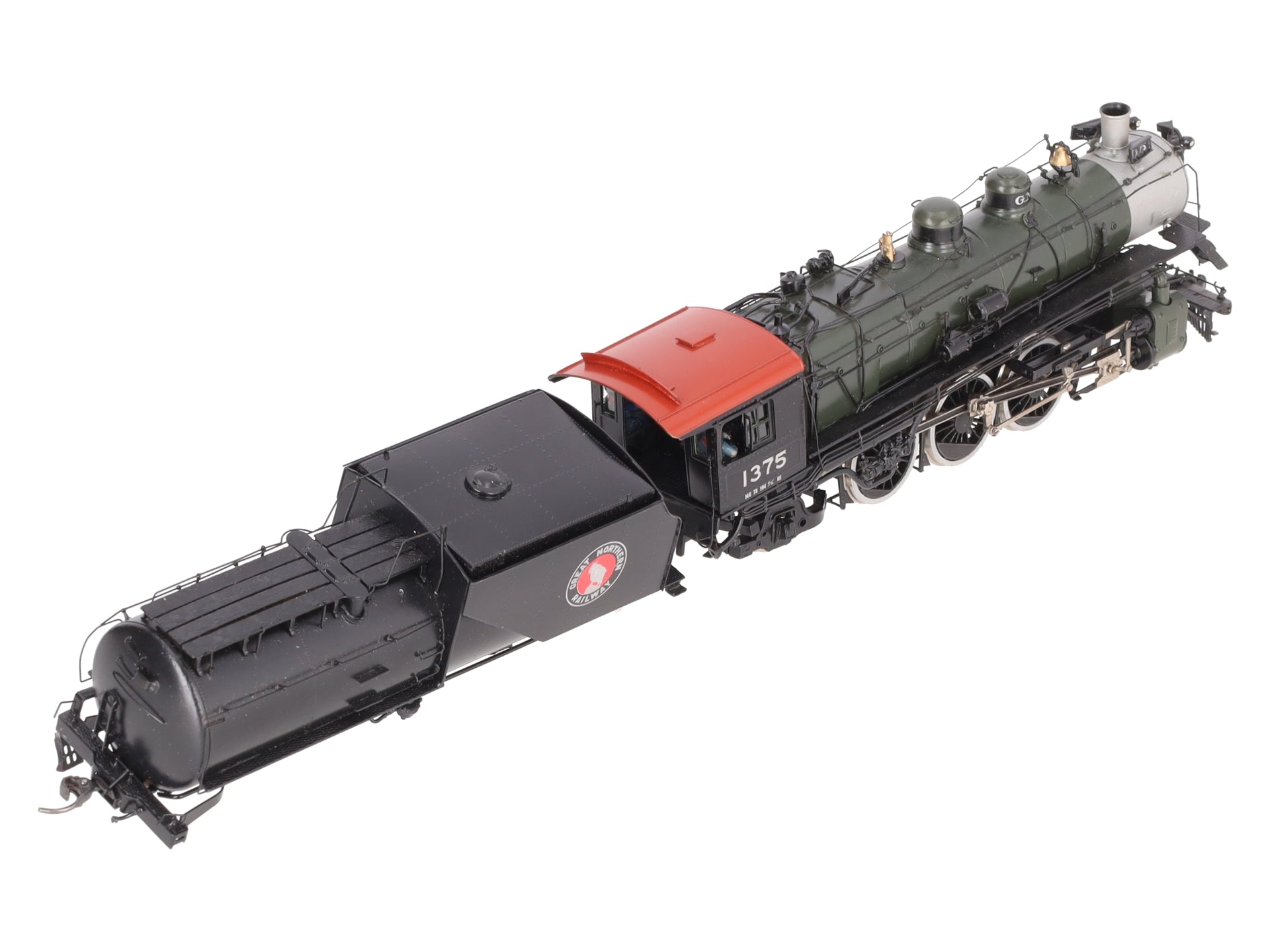 Westside Model Co. HO BRASS Great Northern H-7 4-6-2 Pacific Steam Loco & Tender/Box