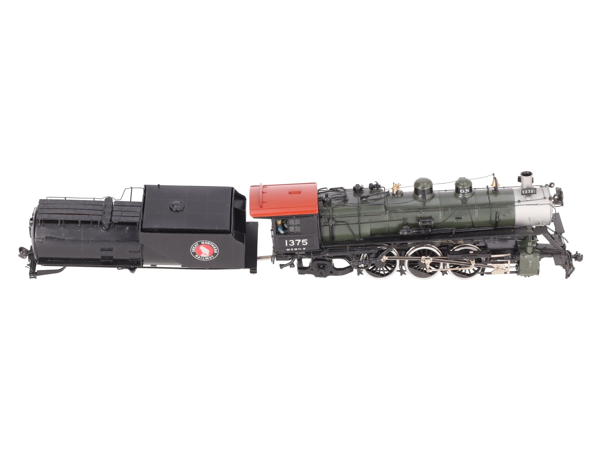 Westside Model Co. HO BRASS Great Northern H-7 4-6-2 Pacific Steam Loco & Tender/Box