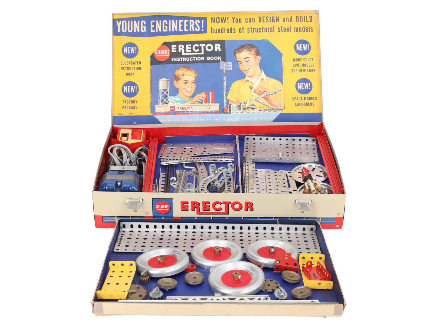 Gilbert 10053 S Erector Rocket Launcher Set EX/Box