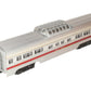 Lionel 2562 Vintage O Santa Fe Regal Pass Red Stripe Aluminum Vista Dome Car VG