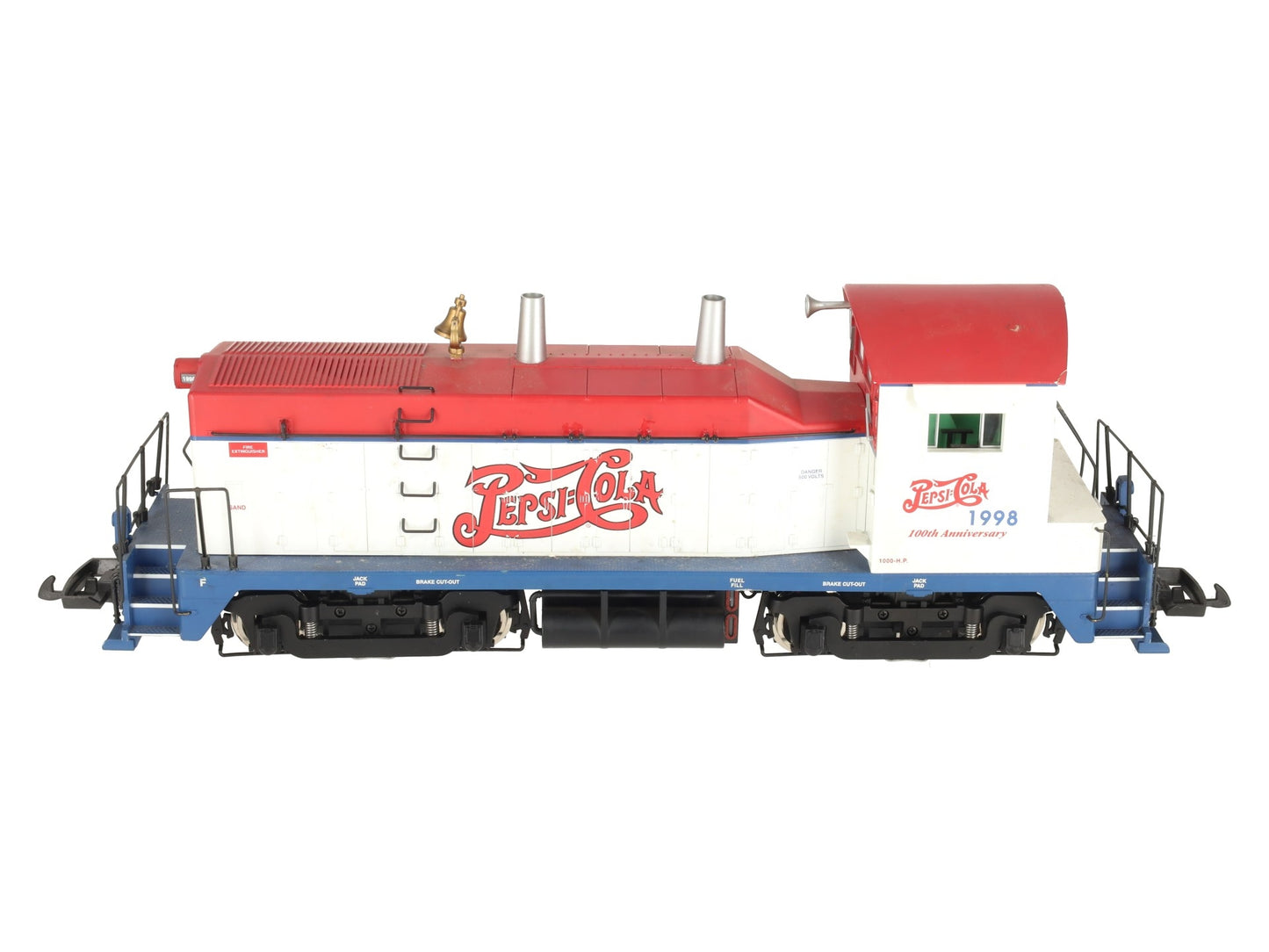 USA Trains R22038 G Pepsi Powered NW-2 Diesel Locomotive VG/Box