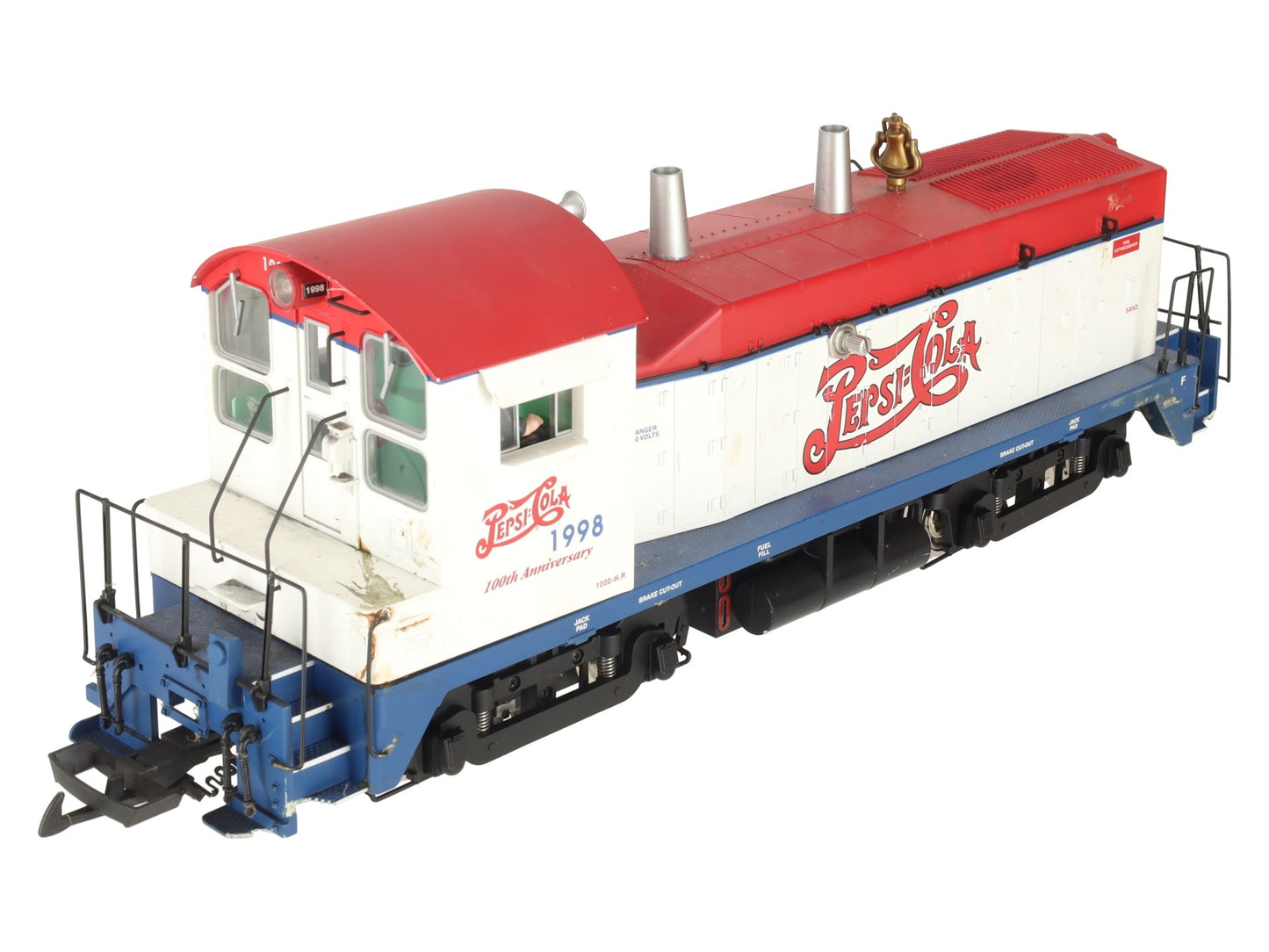 USA Trains R22038 G Pepsi Powered NW-2 Diesel Locomotive VG/Box