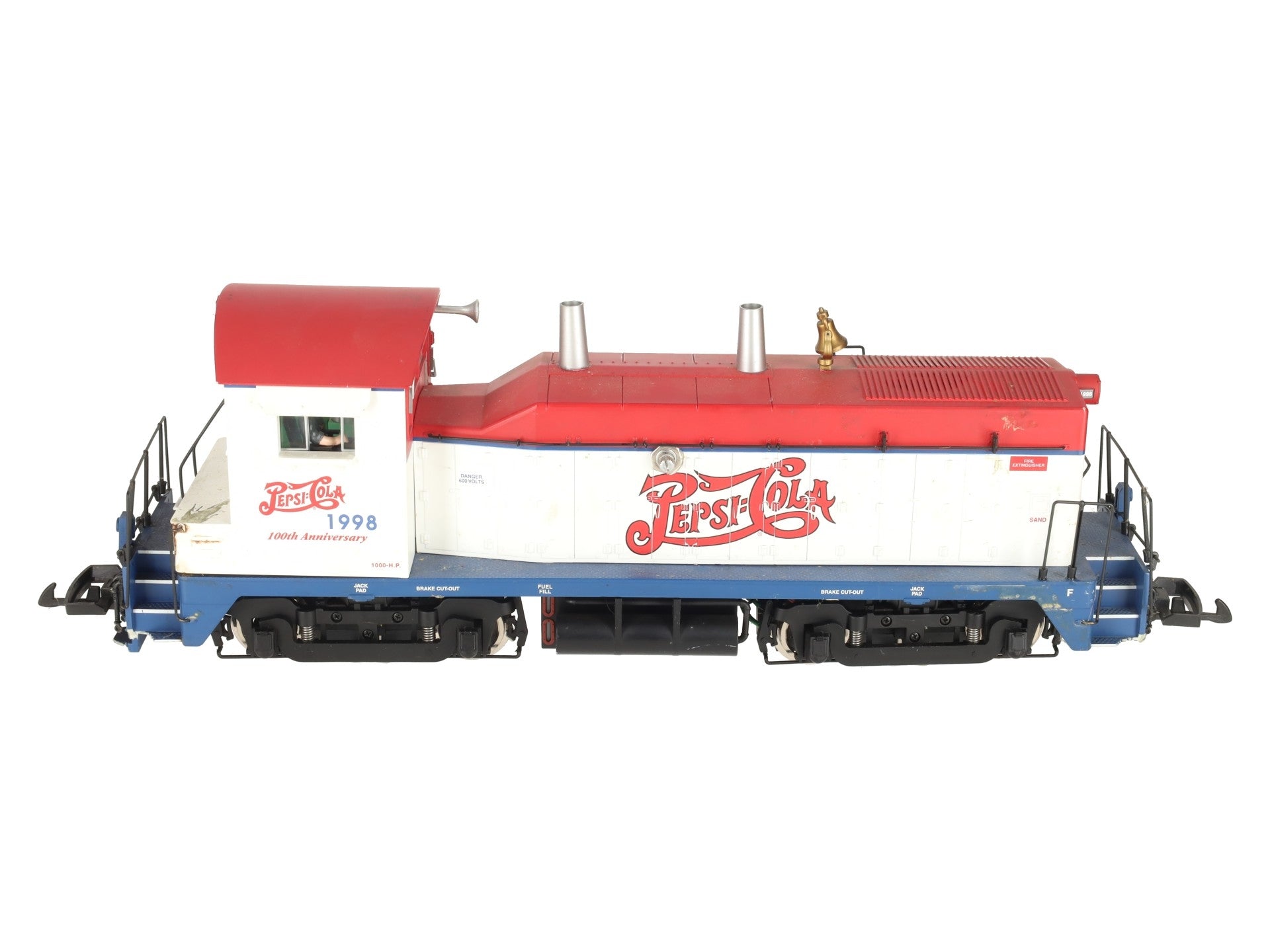 USA Trains R22038 G Pepsi Powered NW-2 Diesel Locomotive VG/Box