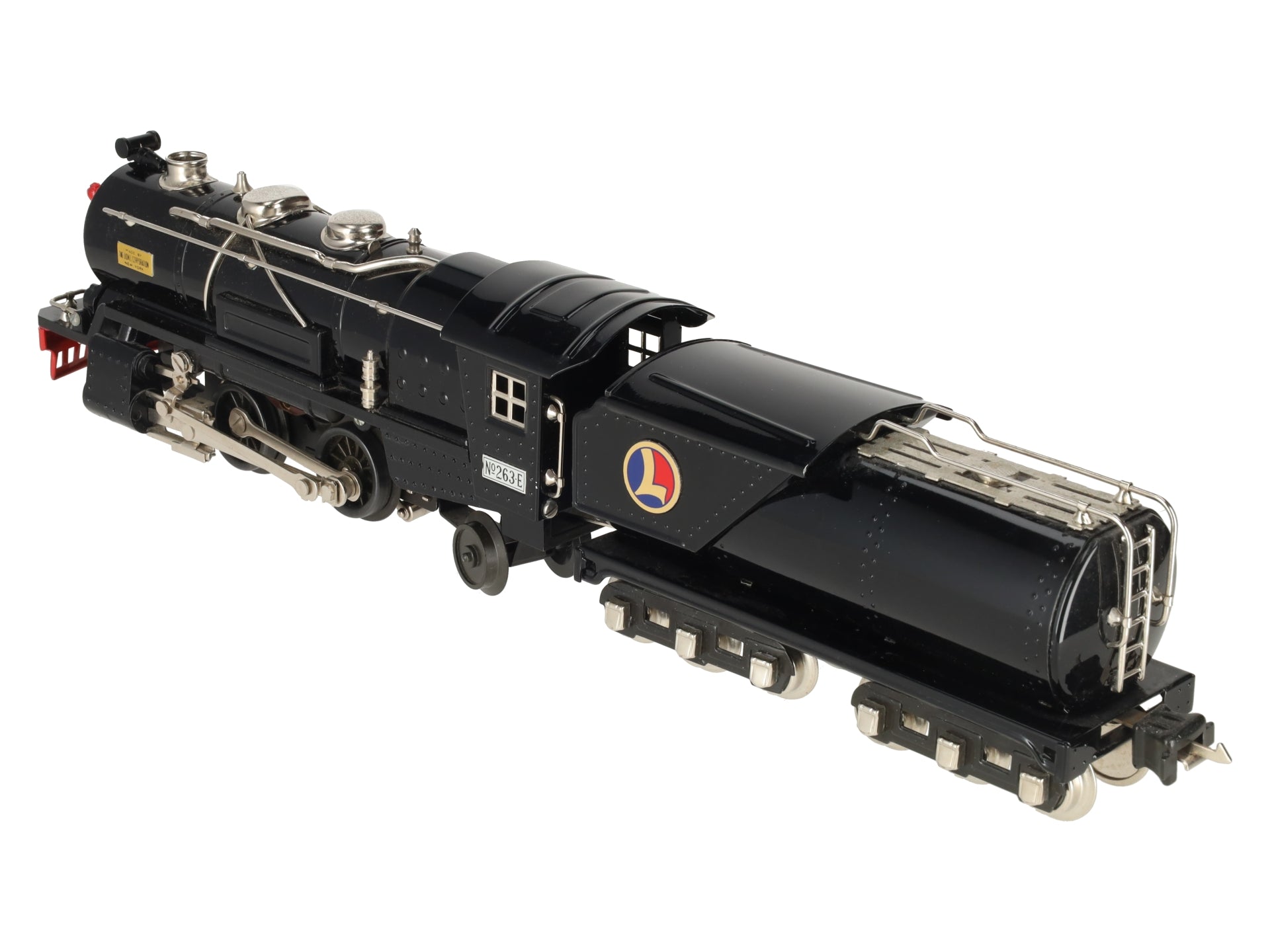 MTH 10-3014-1 O Gauge Tinplate No. 263 Steam Locomotive & Tender w/PS2