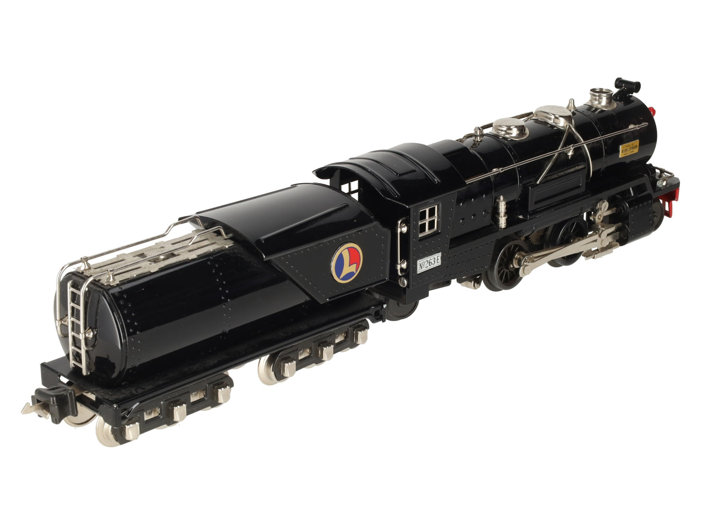 MTH 10-3014-1 O Gauge Tinplate No. 263 Steam Locomotive & Tender w/PS2